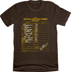 1984 San Diego Batting Lineup Tee