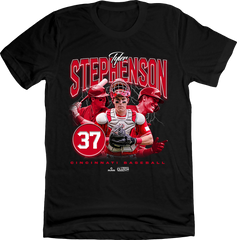Tyler Stephenson Retro 90s black T-shirt In The Clutch