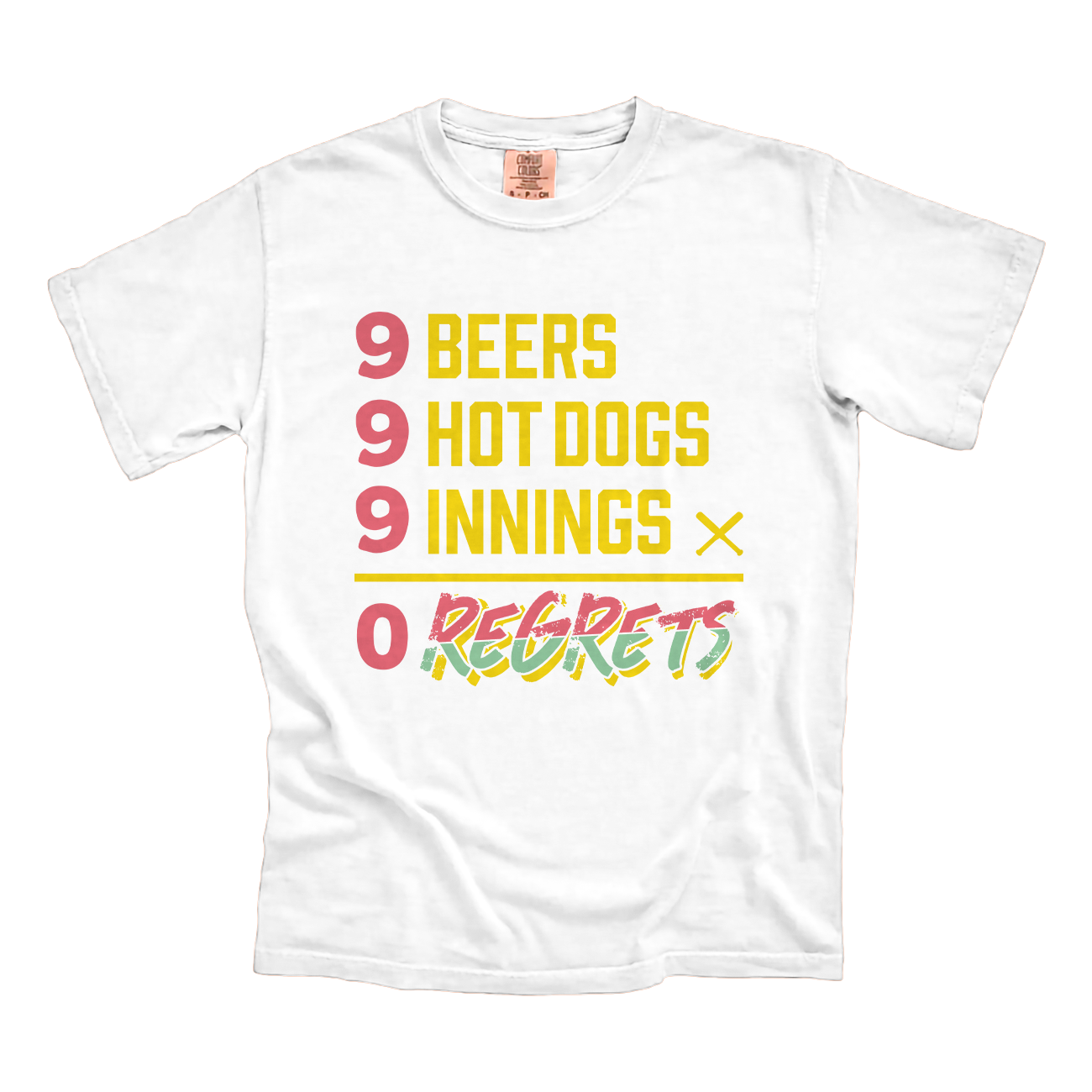 9-9-9 Challenge - San Diego Baseball Comfort Colors Tee