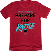 Arizona Baseball Rally Tee Prepare for Rattle