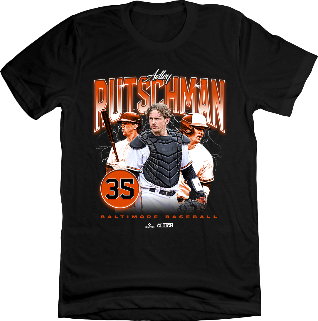 Adley Rutschman Retro 90s black T-shirt In The Clutch