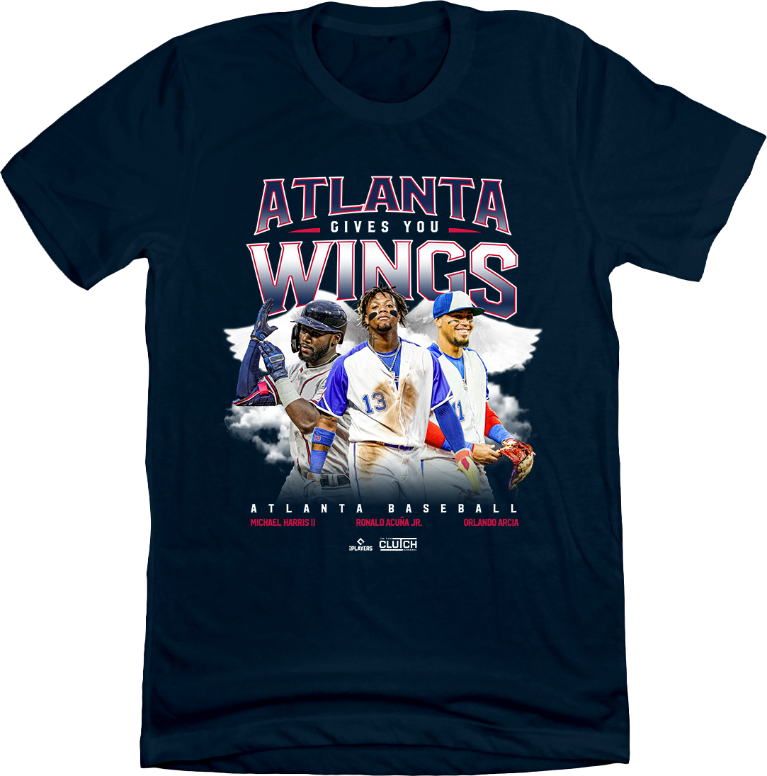 Atlanta Gives You Wings MLBPA T-shirt In the Clutch