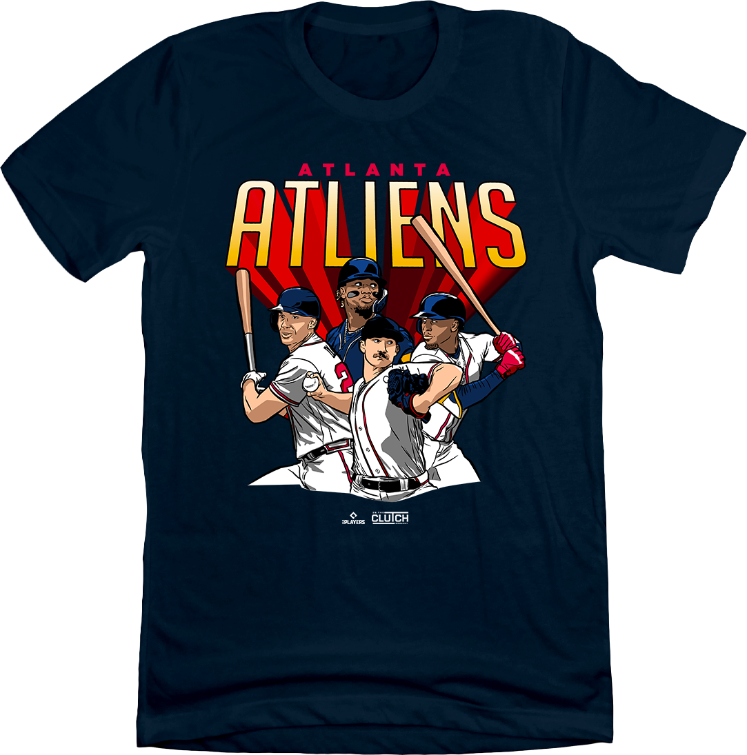 Atlanta ATLiens MLBPA Tee navy T-shirt In The Clutch