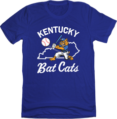 Kentucky Bat Cats Baseball Tee