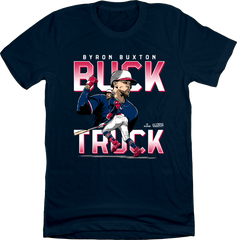 bryon buxton buck truck navy unisex tee