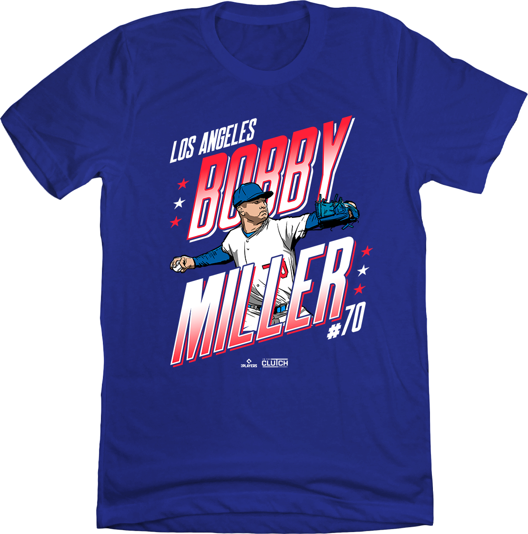 Bobby Miller Name and Number T-shirt In The Clutch