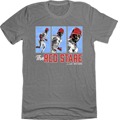 Bryce Harper Red Stare grey In The Clutch