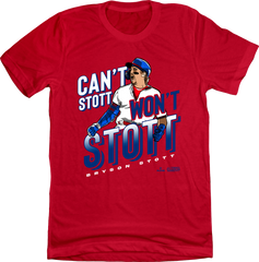 Bryson Stott Can't Stop, Won't Stop red tee In The Clutch
