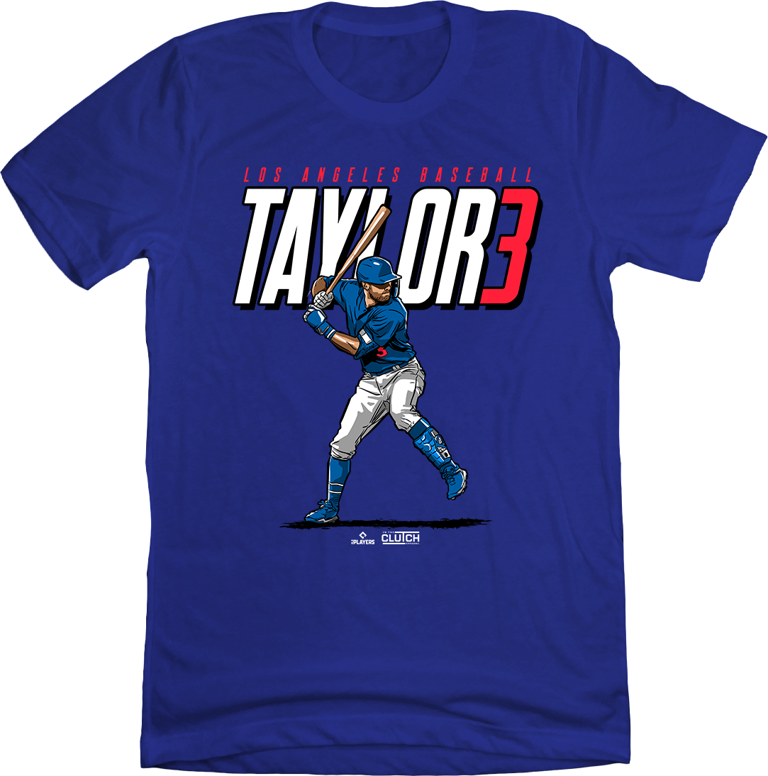 Chris Taylor MLBPA Tee blue T-shirt In The Clutch