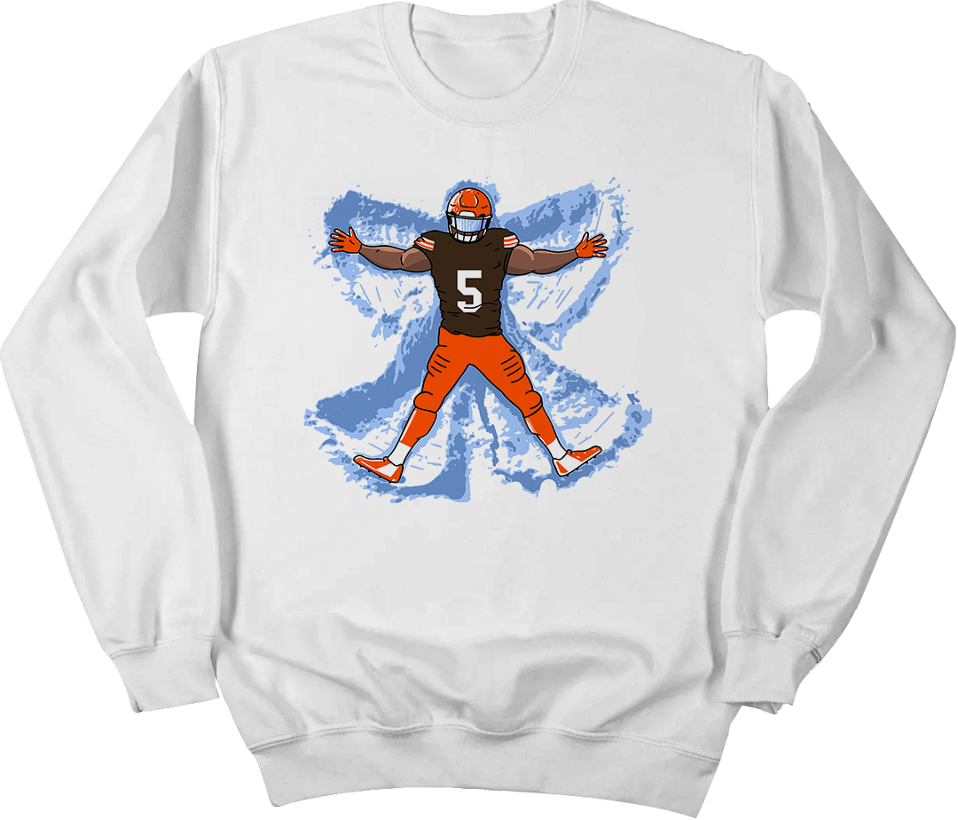 Cleveland Dub Snow Angel Sweatshirt