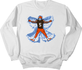 Cleveland Dub Snow Angel Sweatshirt