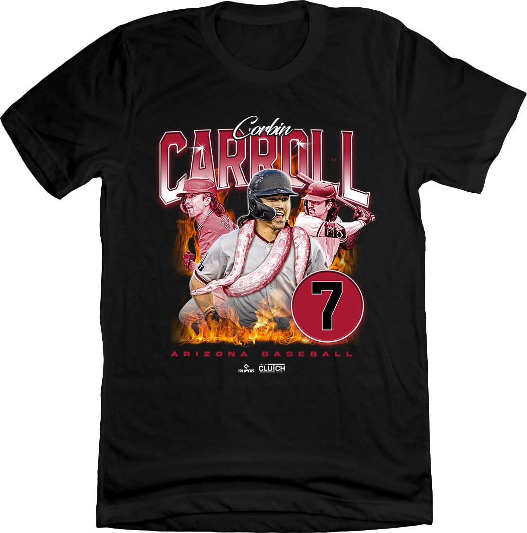 Corbin Carroll Retro 90s black T-shirt In The Clutch