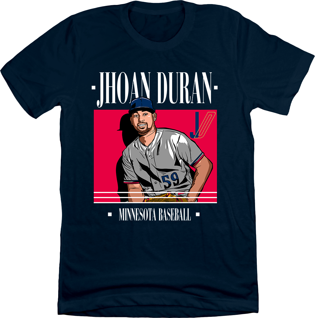 Jhoan Duran MLBPA Tee navy blue Minnesota In The Clutch