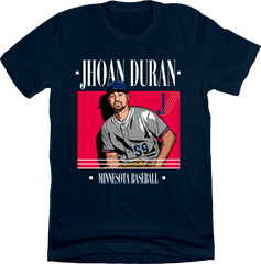 Jhoan Duran MLBPA Tee navy blue Minnesota In The Clutch