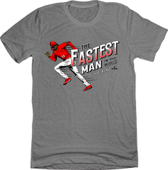 Elly De La Cruz Fastest Man on Earth MLBPA T-shirt grey In The Clutch