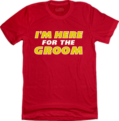 I'm here for the Groom