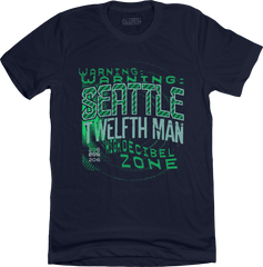 High Decibel Zone Seattle Football Twelfth Man
