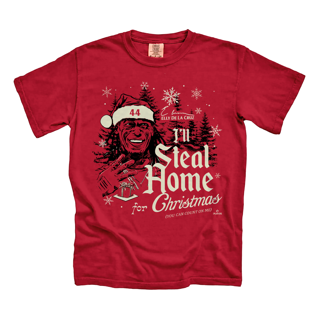 "I'll Steal Home for Christmas" Elly Christmas CC Tee