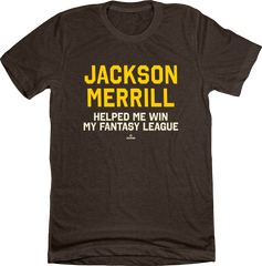 Jackson Merrill Fantasy League Tee