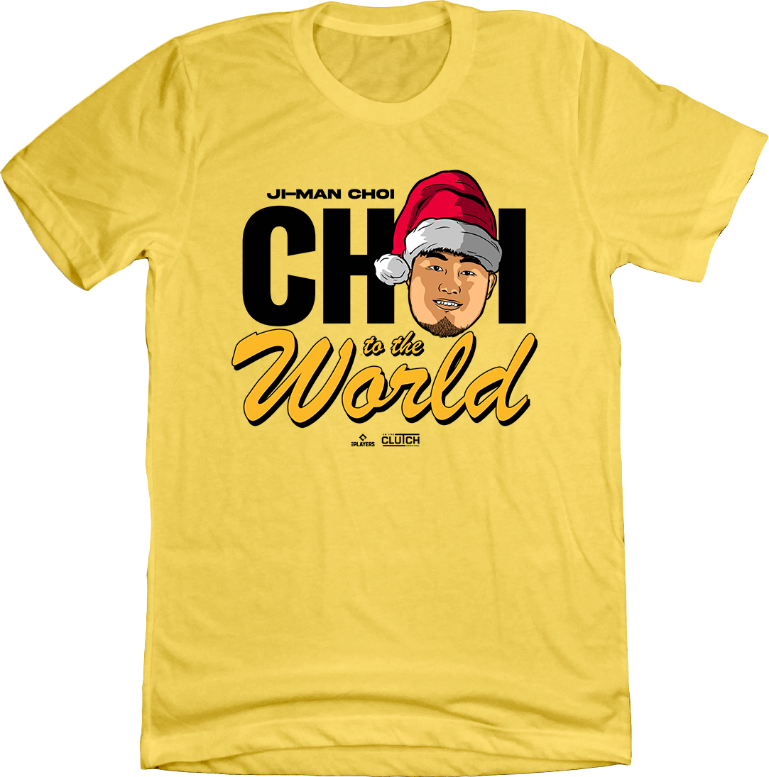 Ji-Man Choi - Choi to the World Yellow T-shirt In The Clutch