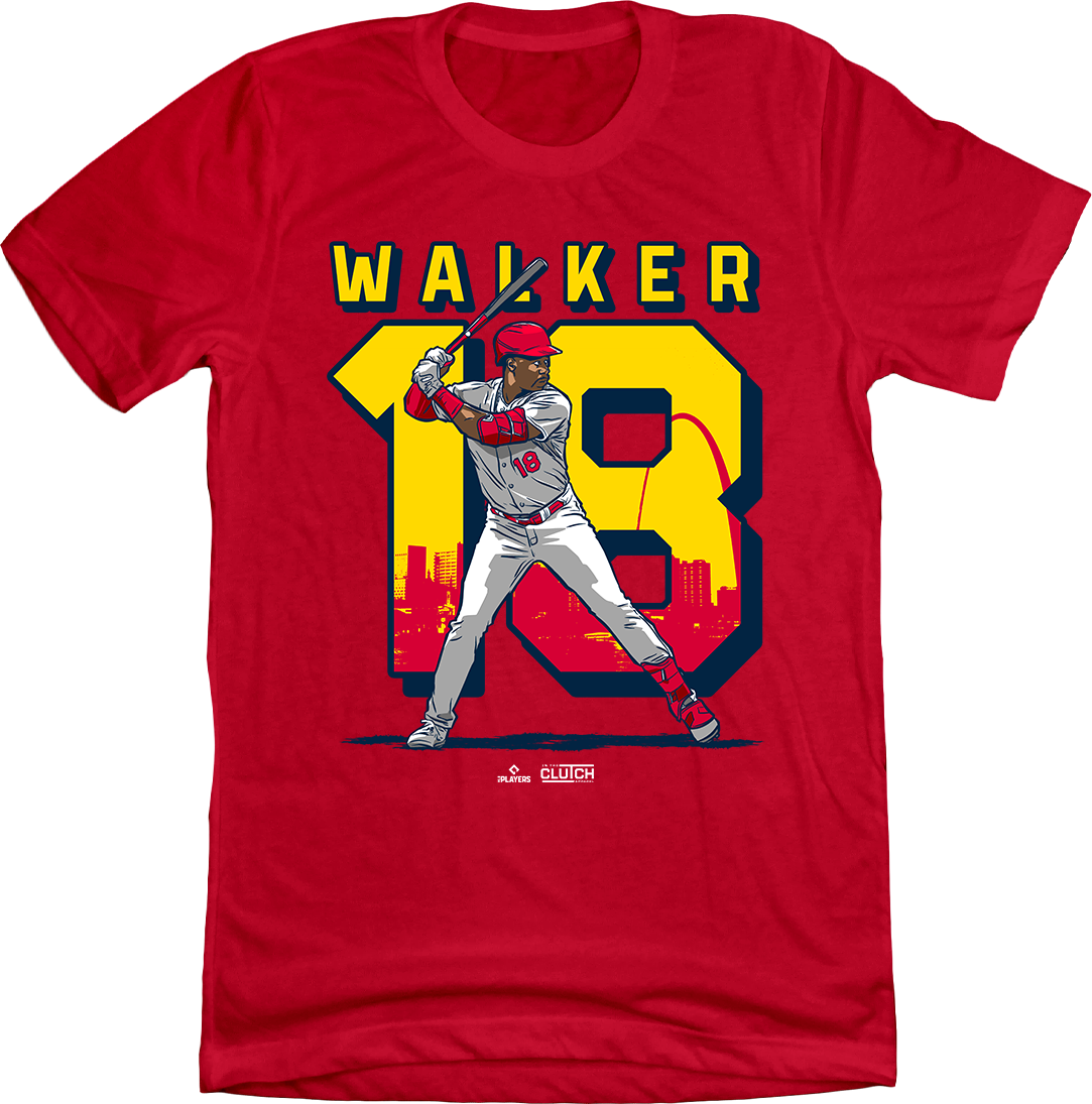Jordan Walker Name and Number red T-shirt In The Clutch