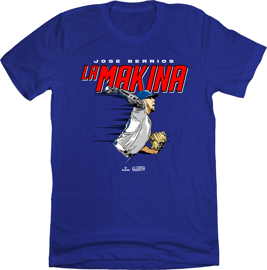 Jose Berrios La Makina MLBPA Tee blue T-shirt In The Clutch