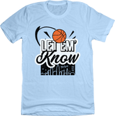 Let 'Em Know - Cleveland Basketball Tee