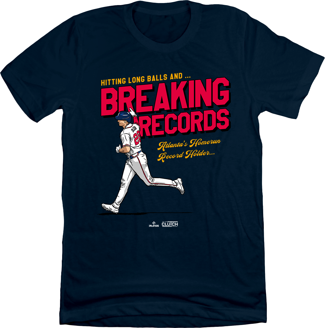 Matt Olson Breaking Records MLBPA Tee In The Clutch