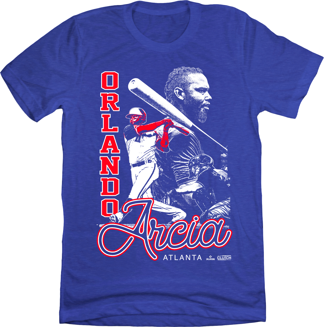 Orlando Arcia Swing! MLBPA Tee In The Clutch