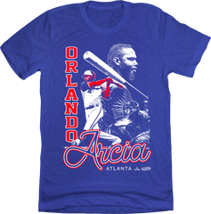 Orlando Arcia Swing! MLBPA Tee In The Clutch