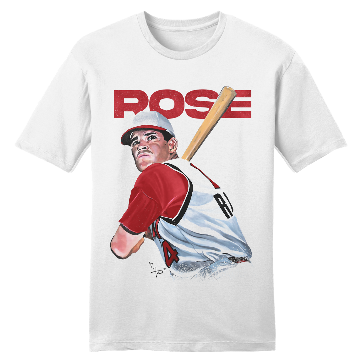 Pete Rose - Hollis Strunk design - Cincy Shirts