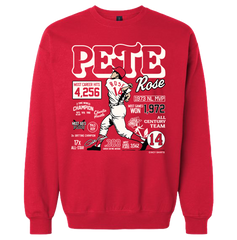 Pete Rose Career Stats Sweatshirt