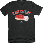 Raw Talent - Baseball BBQ Charcoal Tee