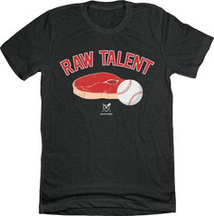 Raw Talent - Baseball BBQ Charcoal Tee