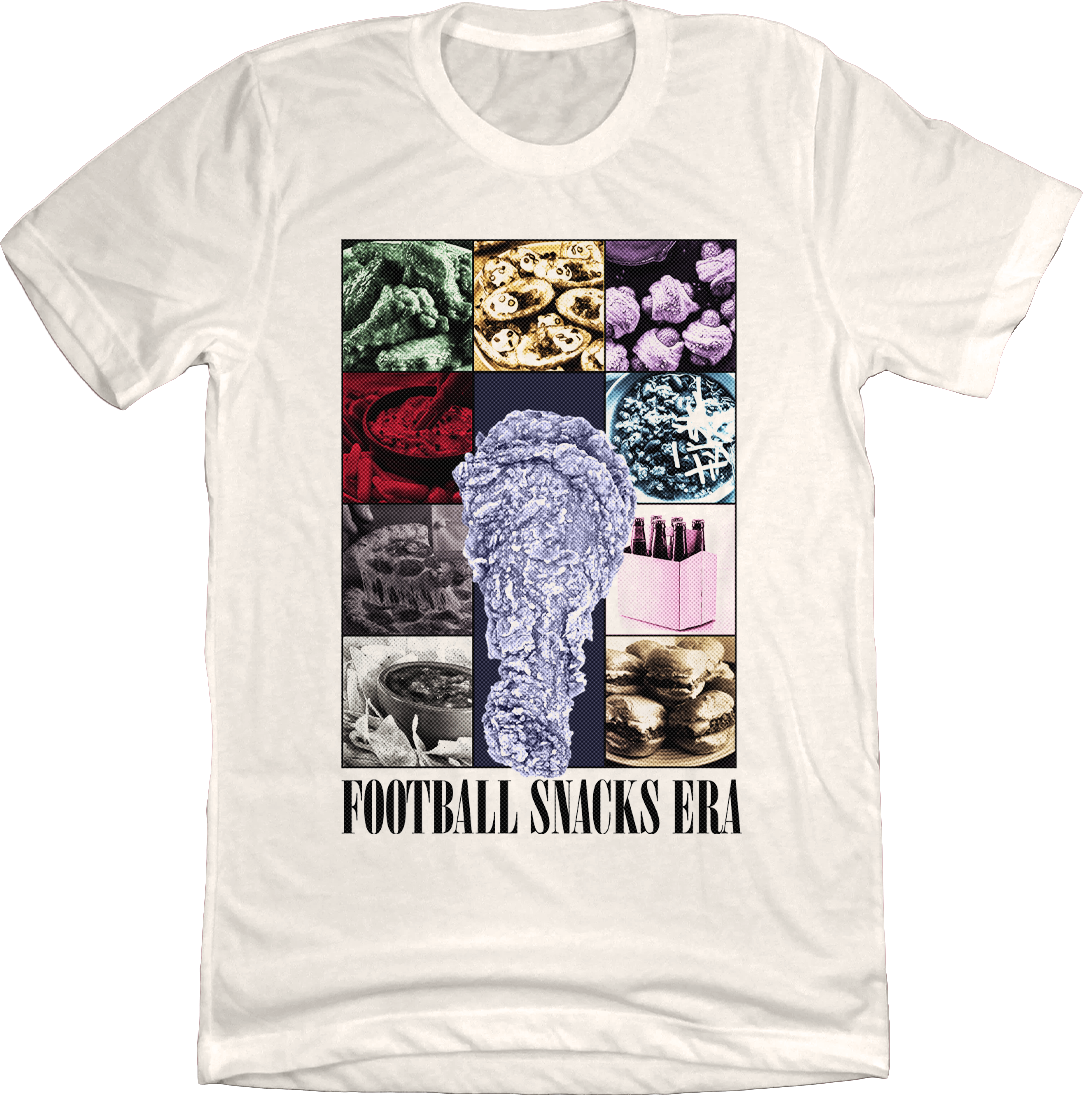 In My Snacks Era Natural White T-shirt In the Clutch