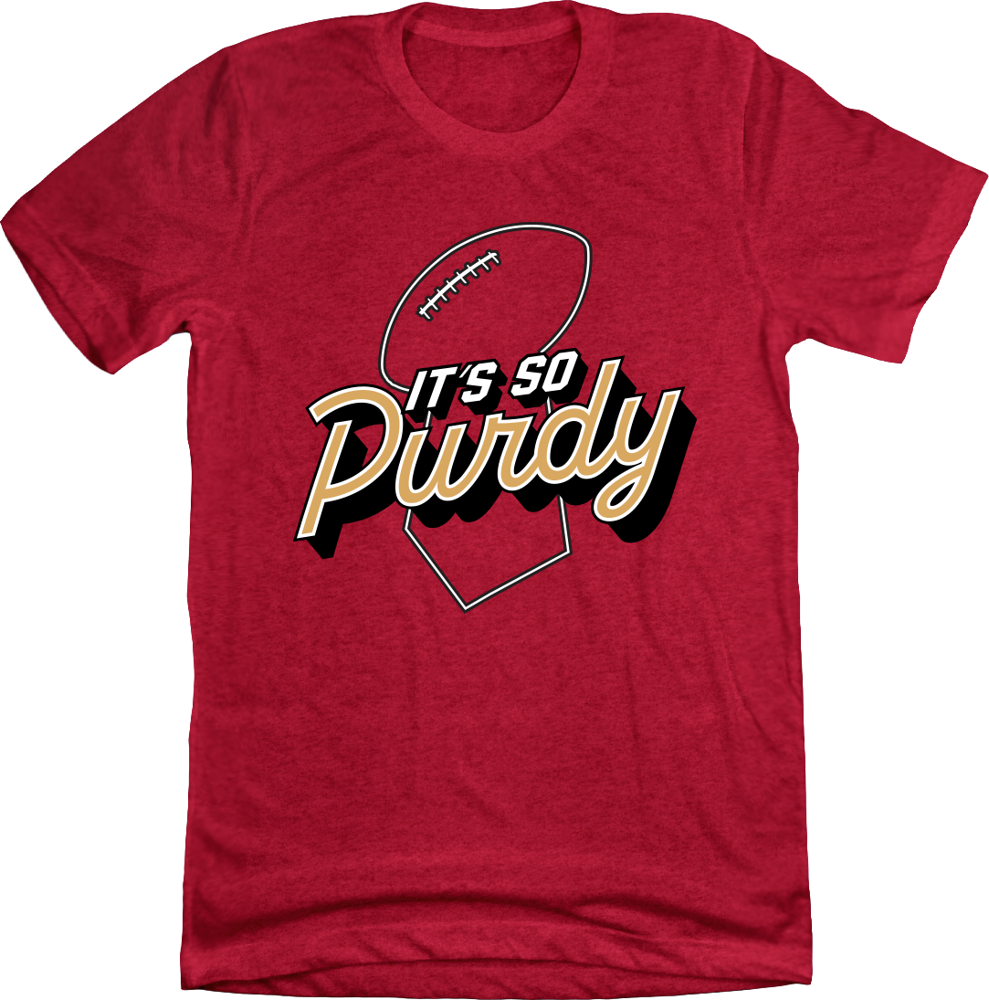 So Purdy Red T-shirt In The Clutch