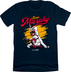 Sean Murphy Script Tee navy In The Clutch