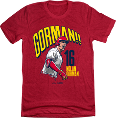 Nolan Gorman MLBPA T-shirt red In The Clutch