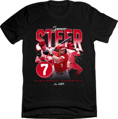 Spencer Steer Retro 90s black T-shirt In The Clutch