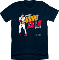 Spencer Strider Quadzilla MLBPA Tee Navy In The Clutch