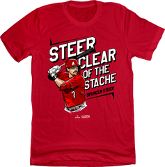 Spencer Steer Steer Clear red T-shirt In The Clutch