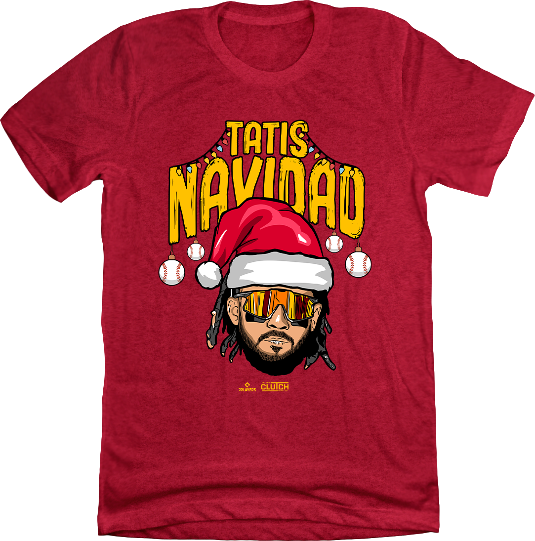 Tatis Navidad Heather Red T-shirt In The Clutch