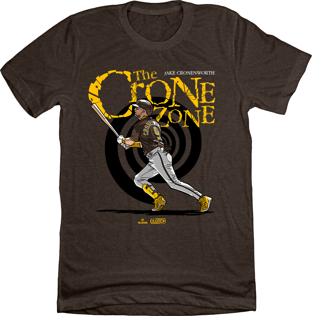 Jake Cronenworth "The Crone Zone" MLBPA T-shirt brown In The Clutch