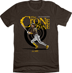 Jake Cronenworth "The Crone Zone" MLBPA T-shirt brown In The Clutch