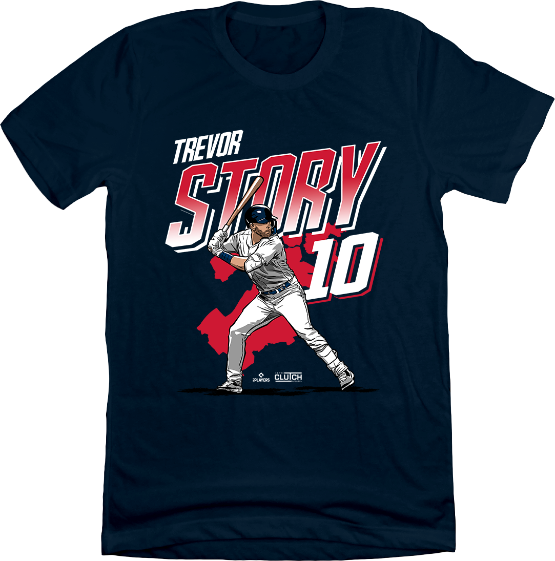 Trevor Story City Map T-shirt In The Clutch