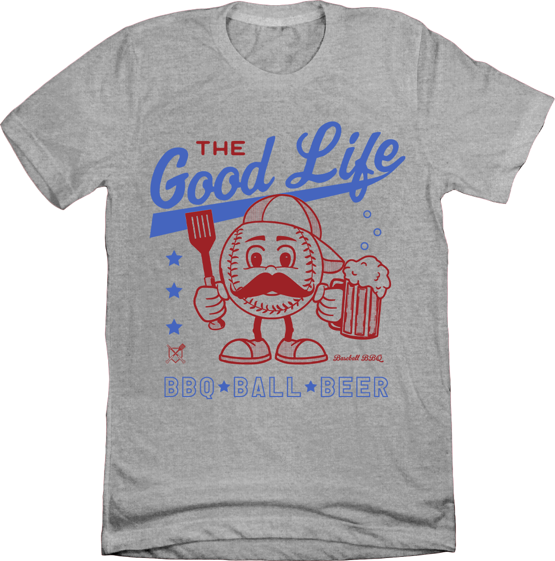 The Good Life - Baseball BBQ Tee