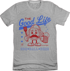 The Good Life - Baseball BBQ Tee