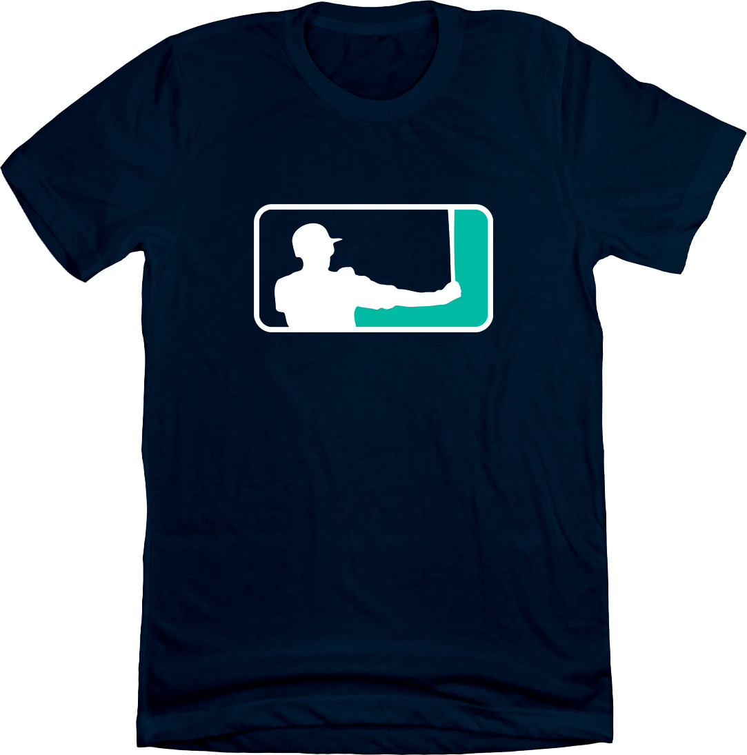 Ichiro Baseball Logo Parody navy blue T-shirt In The Clutch