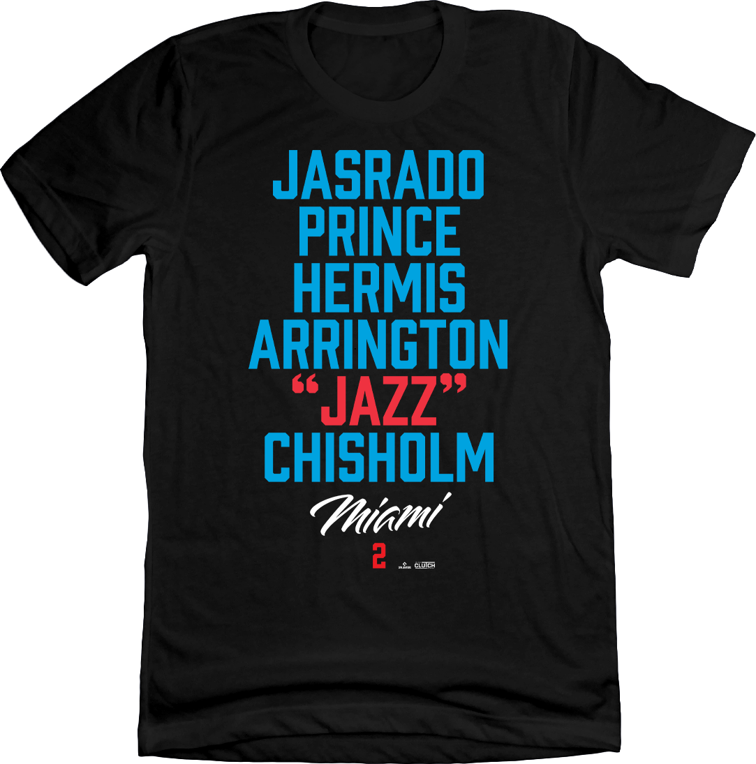 Jazz Chisholm Toon MLBPA Tee, Miami Baseball