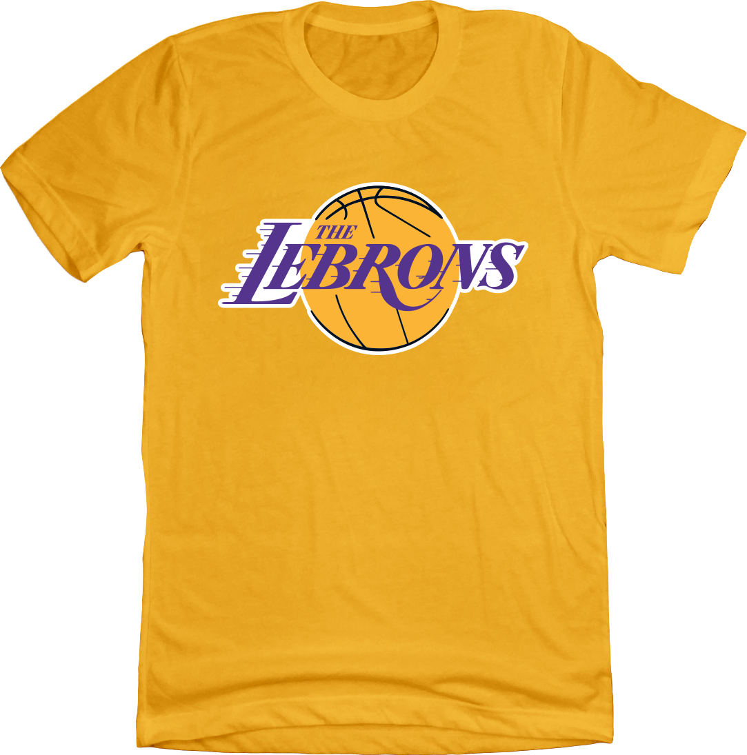The Lebron's Basketball Team Gold Tee